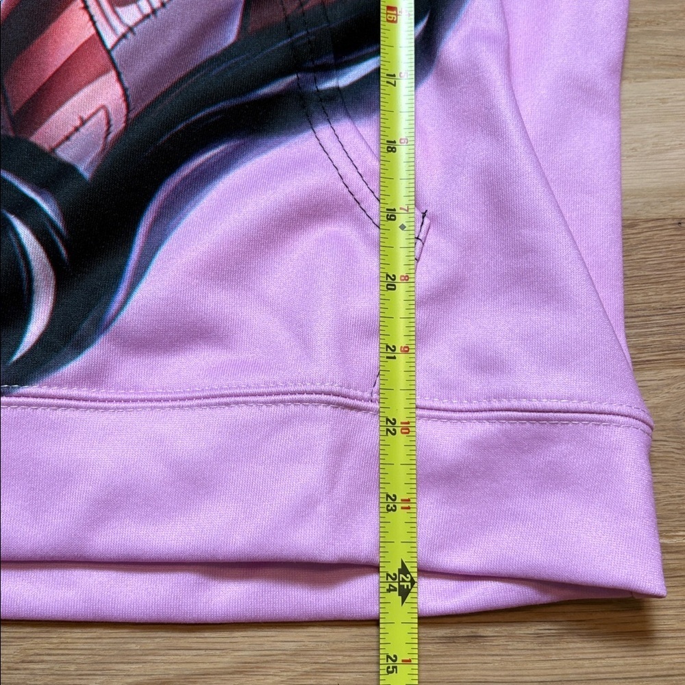Zootop Bear Nightmare Before Christmas Pink Graphic Printed Hoodie Women’s L - Picture 9 of 14